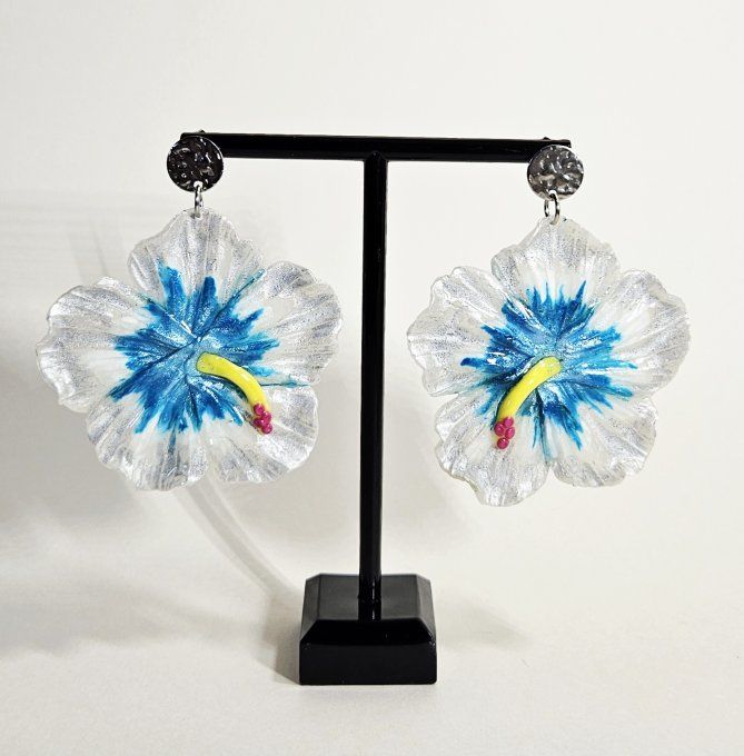 HIBISCUS BLEU-ARGENTE