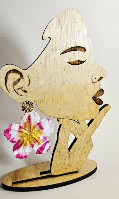 HIBISCUS ROSE-BLANC